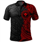 Hawaii Polo Shirt Custom Kanaka Tribal Tattoo - AL01