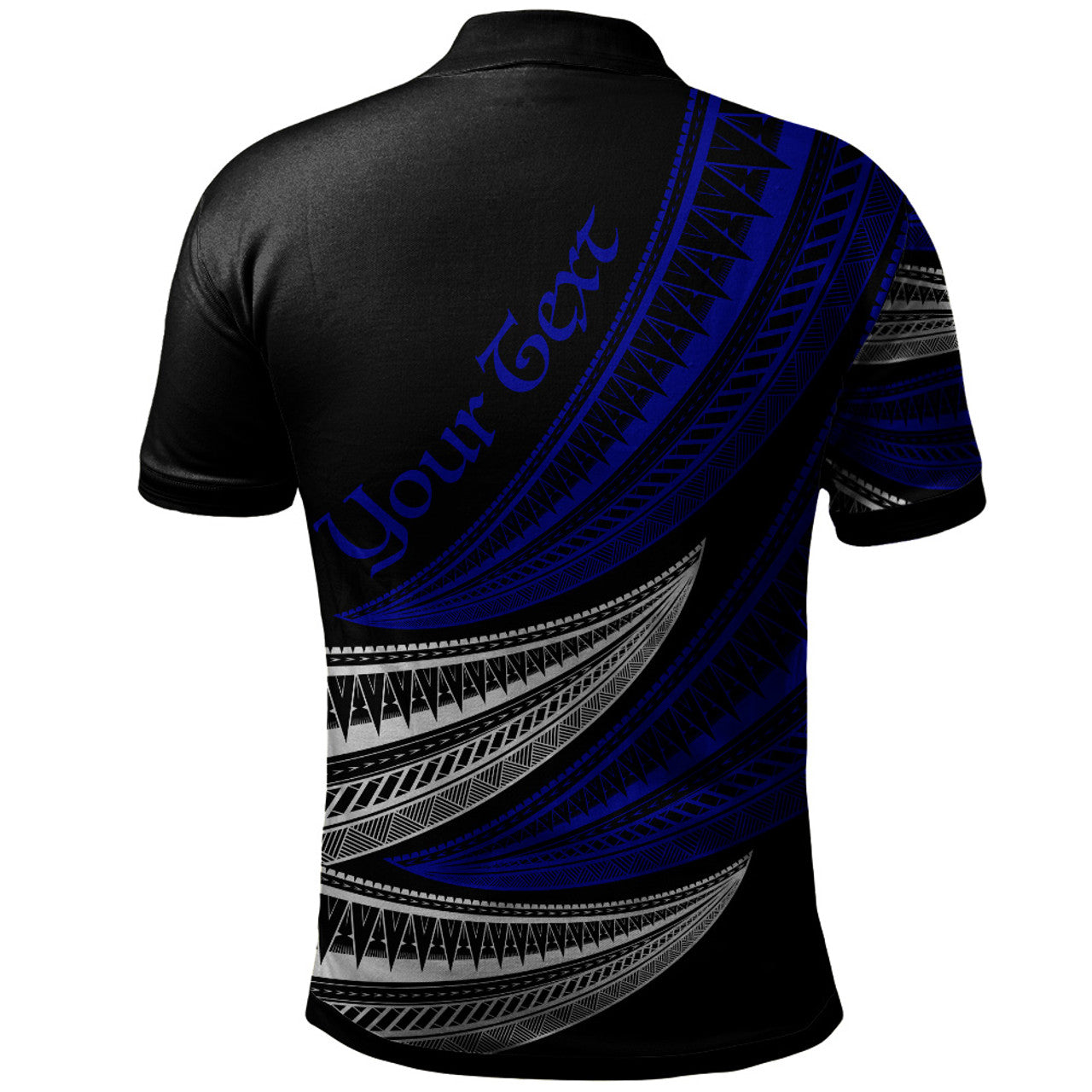 Personalised - Fiji Wave Pattern Alternating Polo Shirt Unisex Ver.1