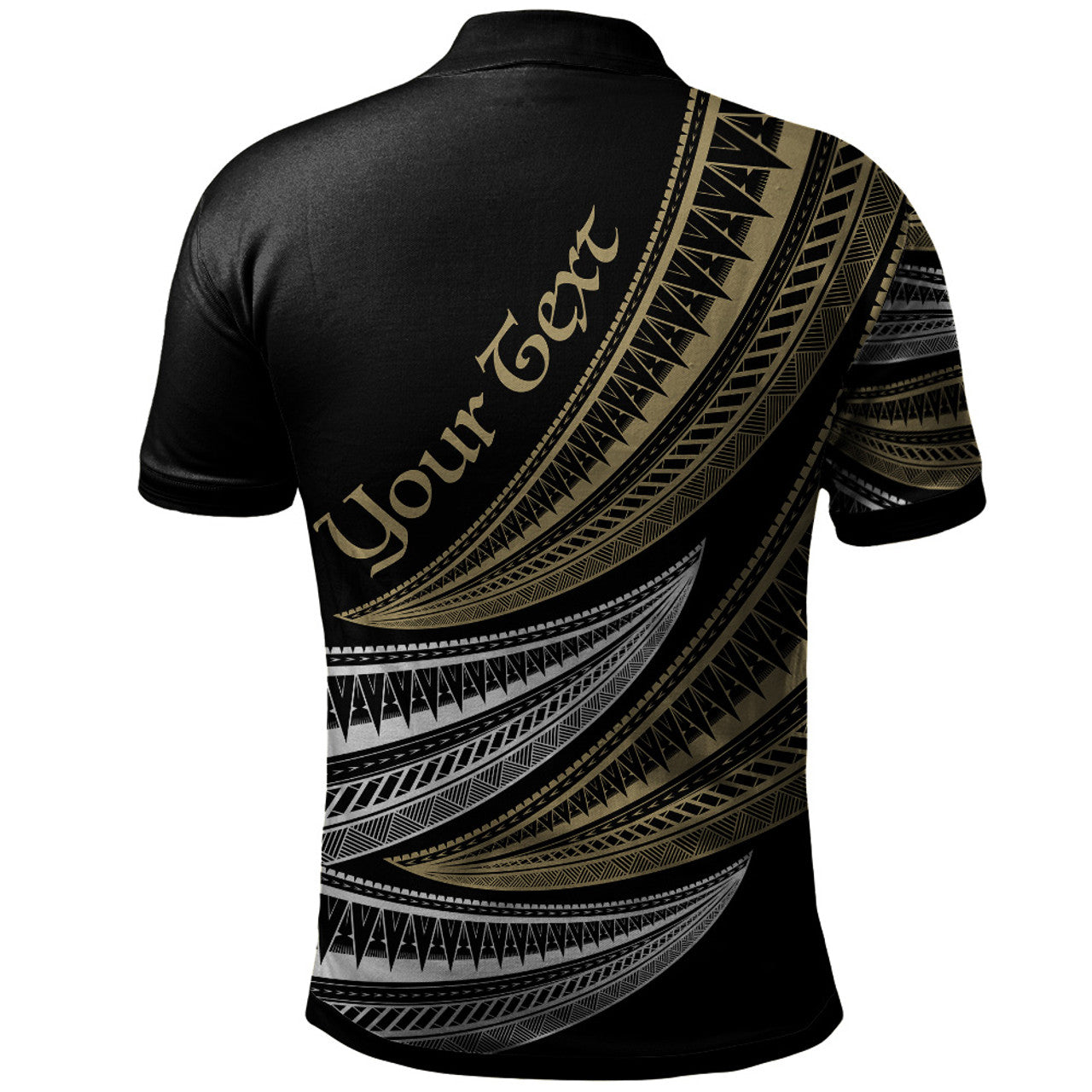 Personalised - Fiji Wave Pattern Alternating Polo Shirt Unisex Ver.1