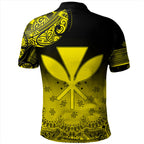 Hawaii Polo Shirt Custom Kanaka Paisley Style - AL01