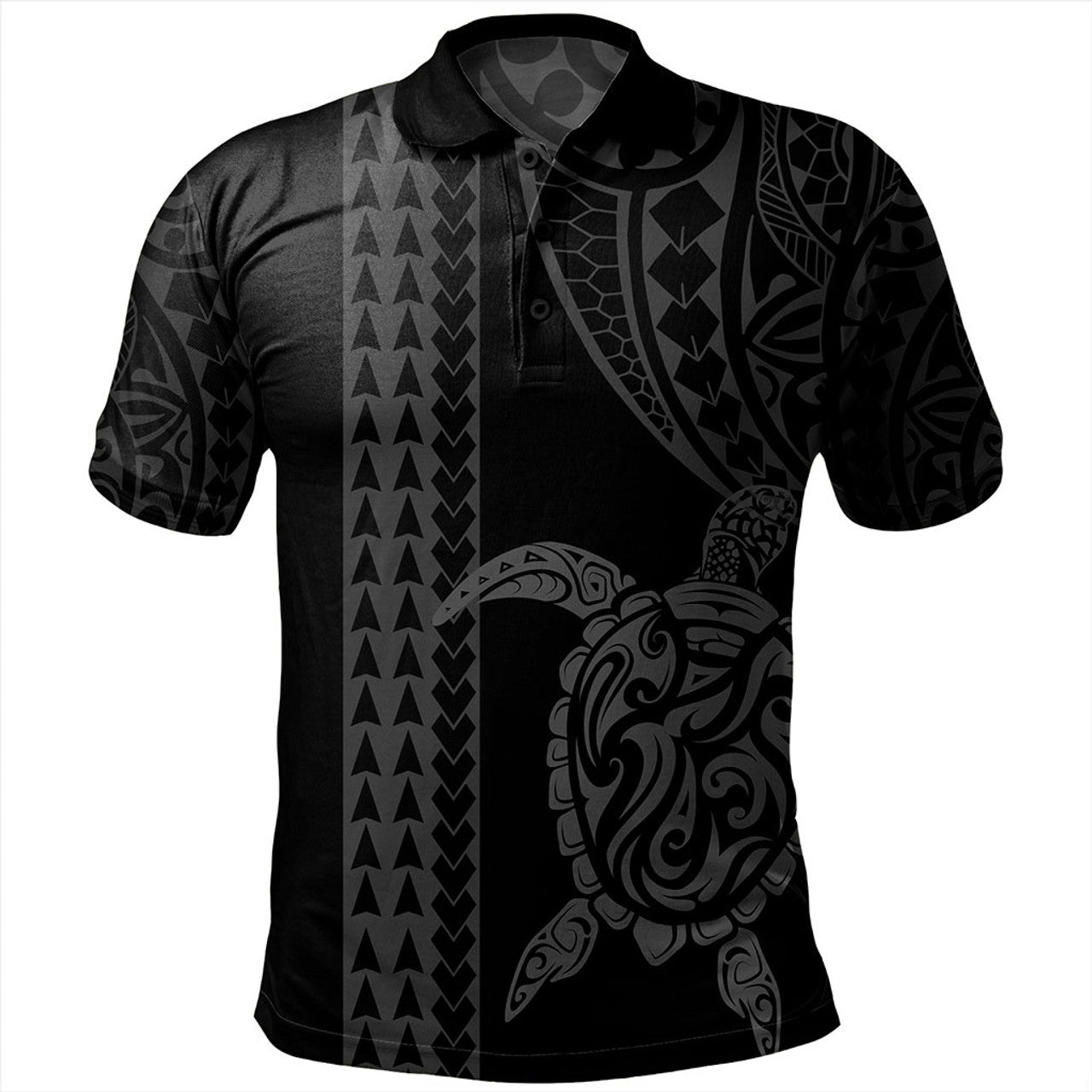 Hawaii Polo Shirt Polynesian Tribal Turtle - AL01
