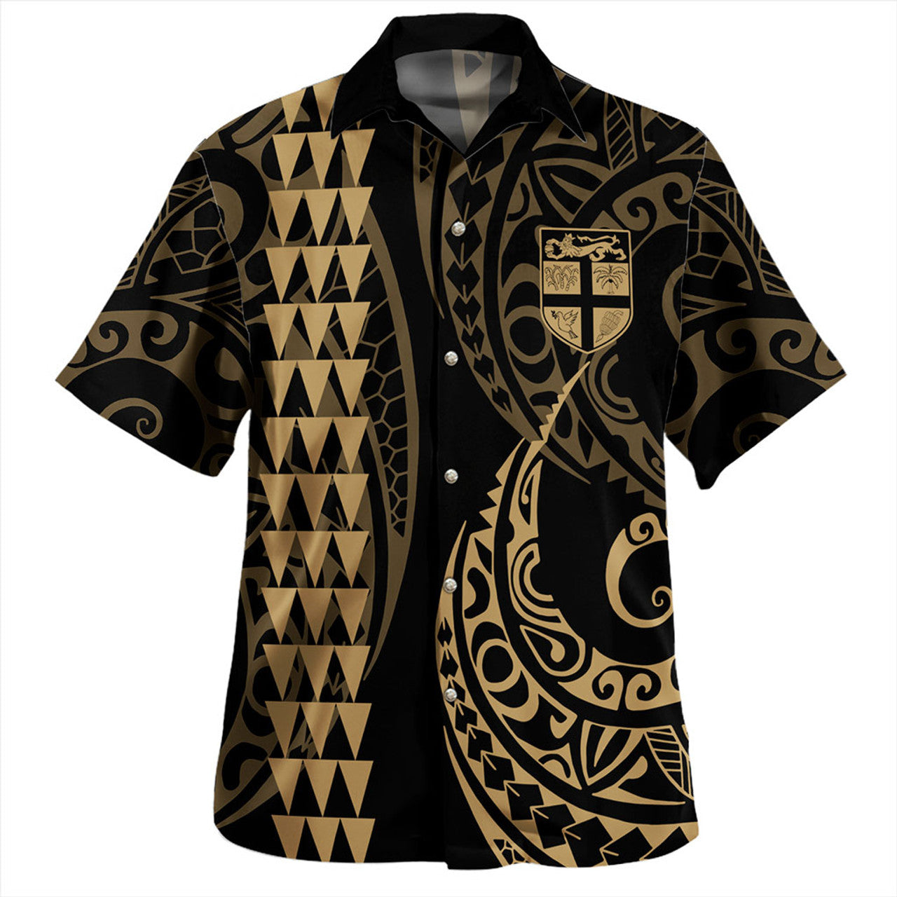 Fiji Kakau Style Hawaiian Shirt Unisex