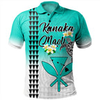 Hawaii Polo Shirt Kanaka Maoli With Map Tribal Aloha - AL01