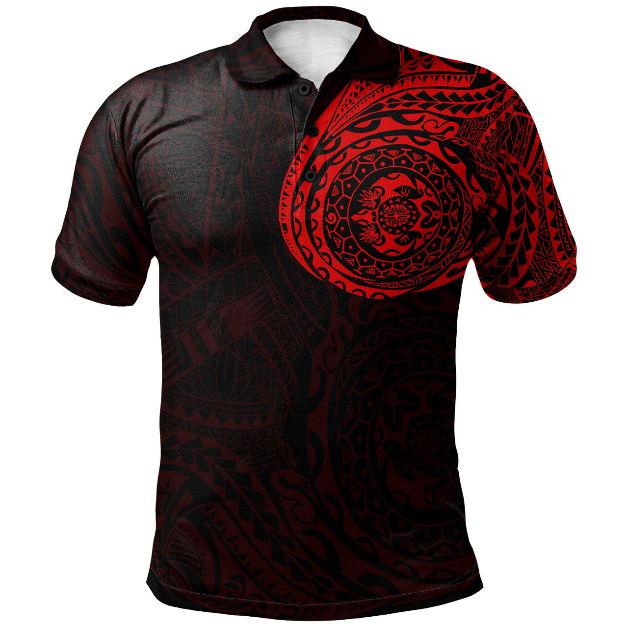 Polynesian Tattoo Style Polo Shirt Version 2.0 - AL01