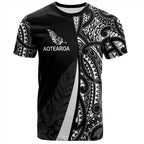 New Zealand Aotearoa Maori Pattern Silver Fern T-Shirt For Men/Women