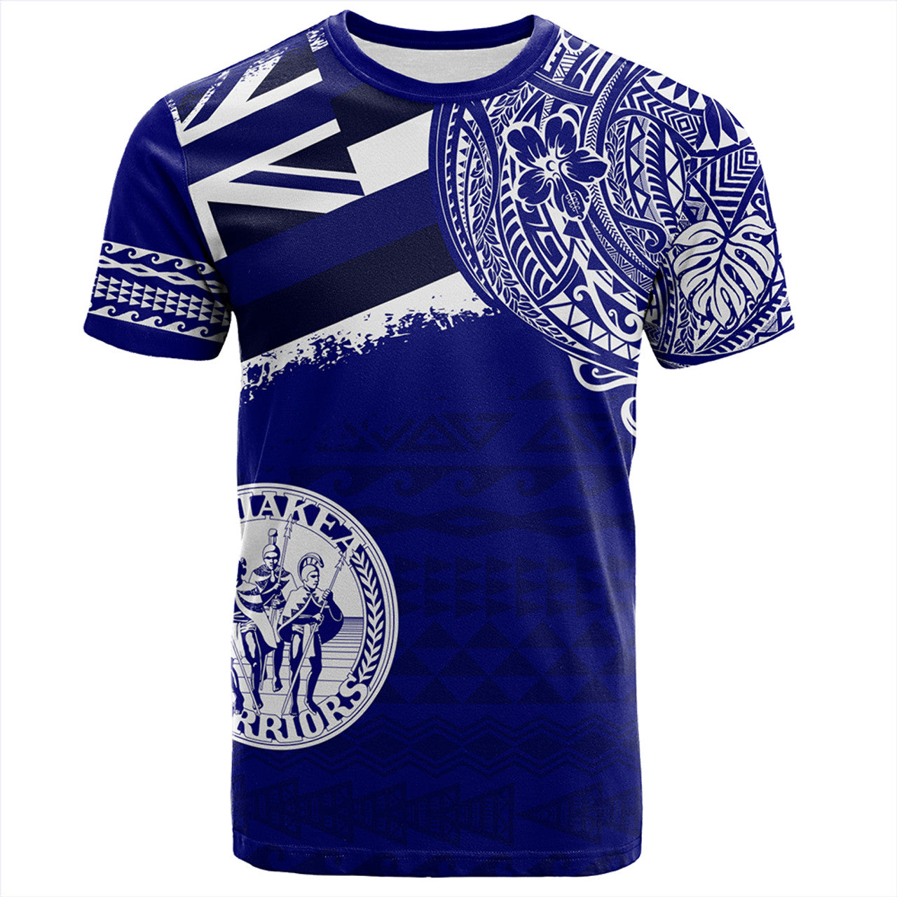 Hawaii Waiakea High School With Crest Style T-shirt Unisex