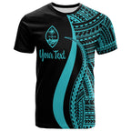 Personalised - Guam Polynesian Tentacle Tribal Pattern T-shirt Unisex