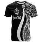 Personalised - Guam Polynesian Tentacle Tribal Pattern T-shirt Unisex