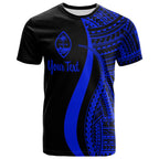Personalised - Guam Polynesian Tentacle Tribal Pattern T-shirt Unisex