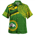 Hawaii Kaimuki High School With Crest Style Hawaiian Shirt Unisex