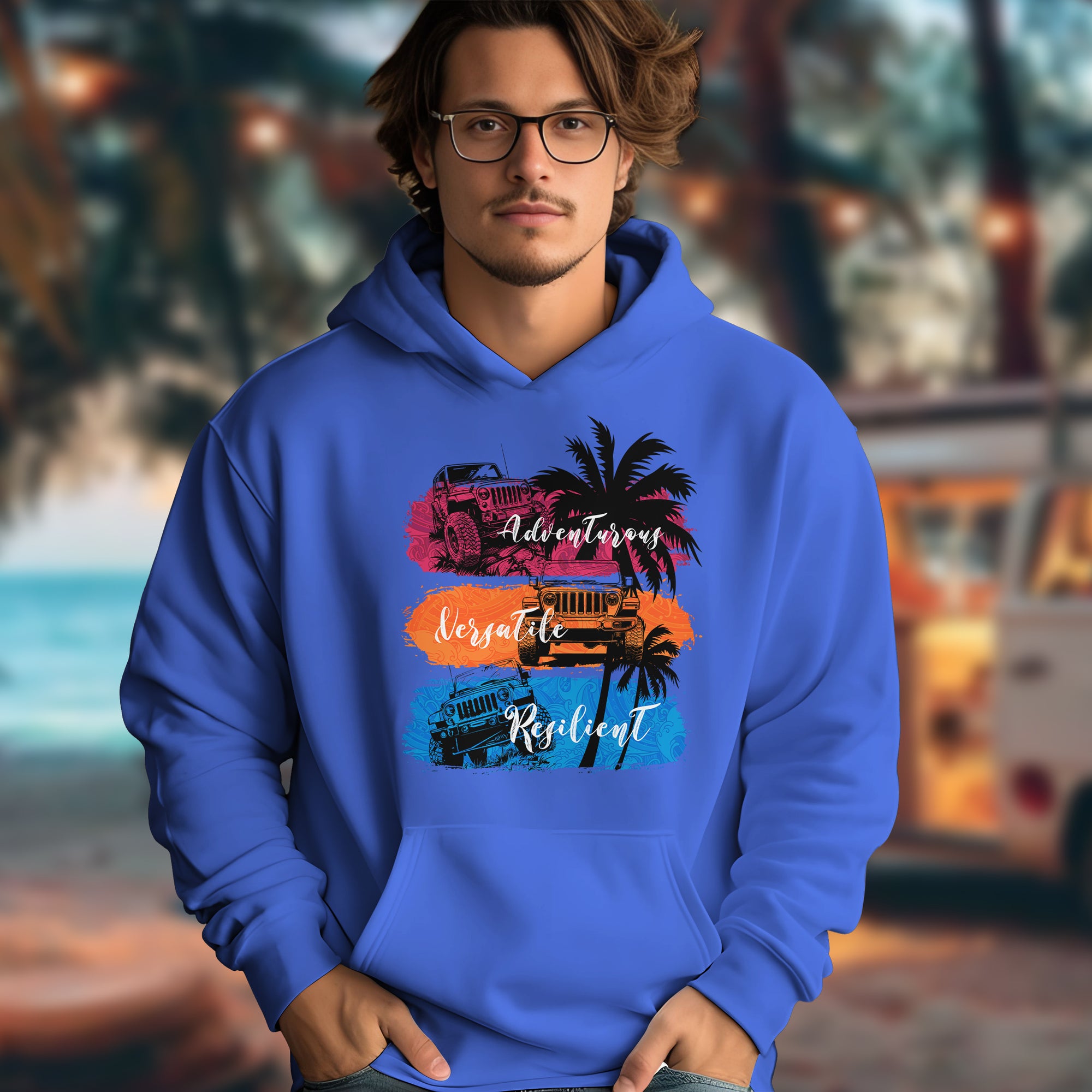 Adventurous, Versatile And Resilient - 2D Hoodie For Men/Women - TH02