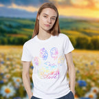 Love in Every Pawprint - 2D T-Shirt For Men/Women - TH02