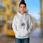 Side by Side – Hand & Paw - 2D Hoodie For Men/Women - TH02