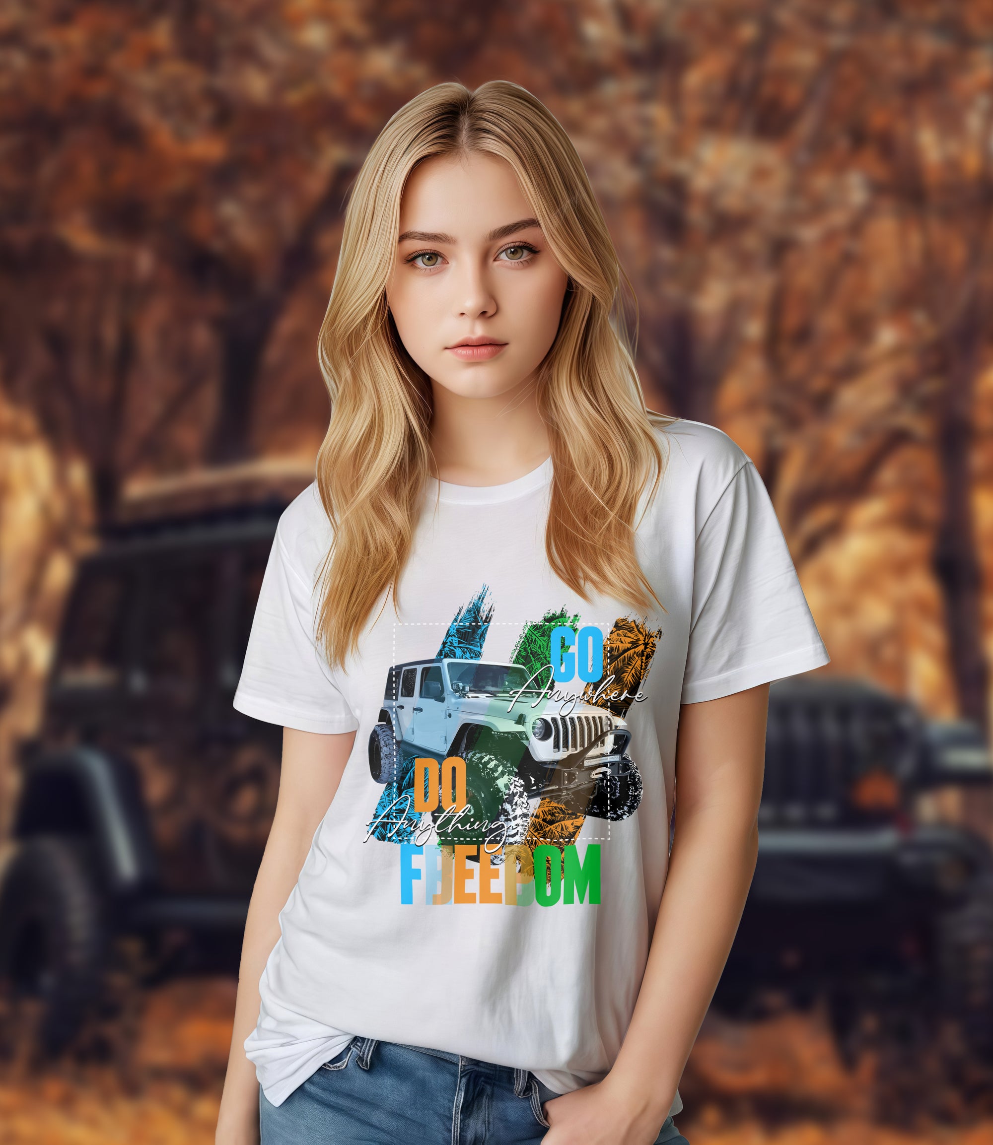 Go Anywhere - Do anything - 2D T-Shirt - TH02