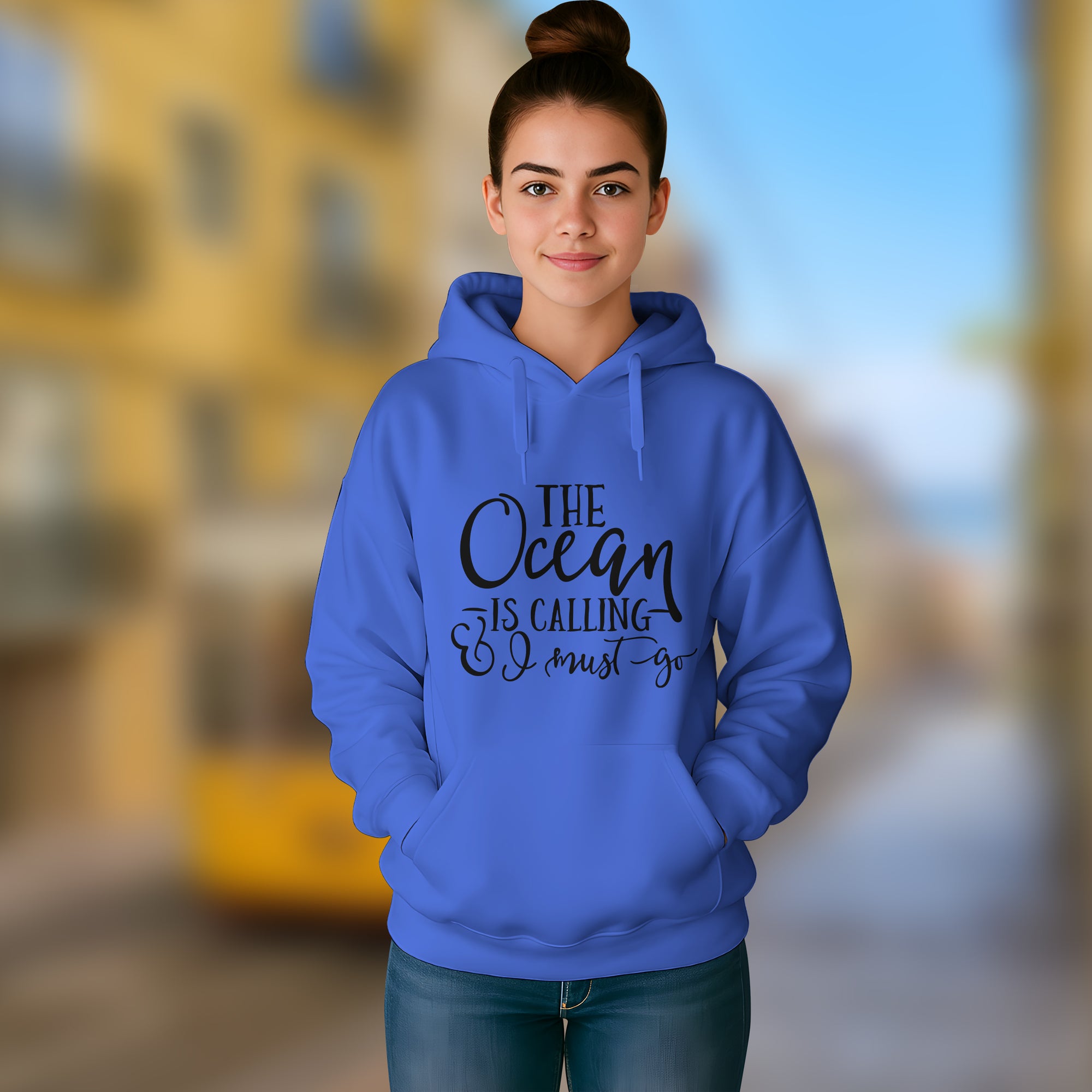 The Ocean Is Calling I Must Go - 2D Hoodie For Men/Women - TH02