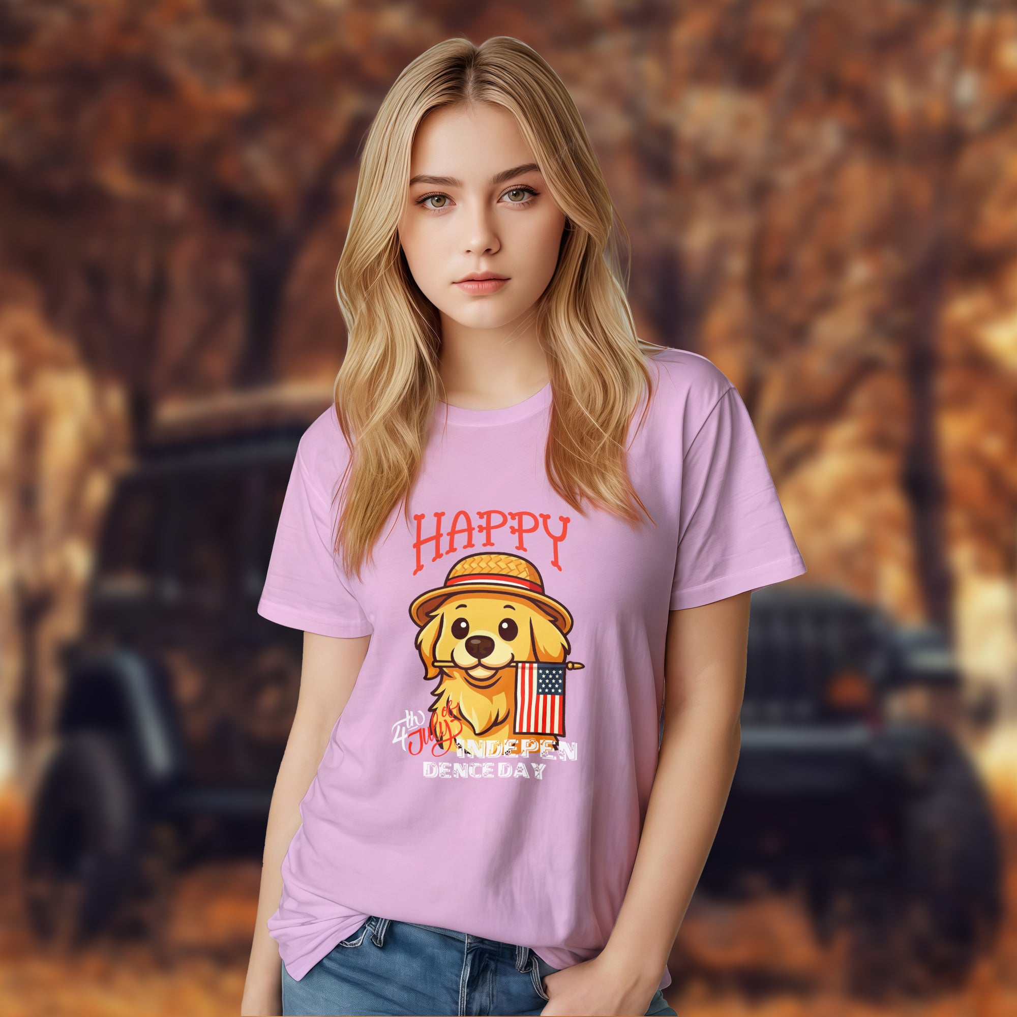 Happy Independence Day - 2D T-Shirt For Men/Women - AL01