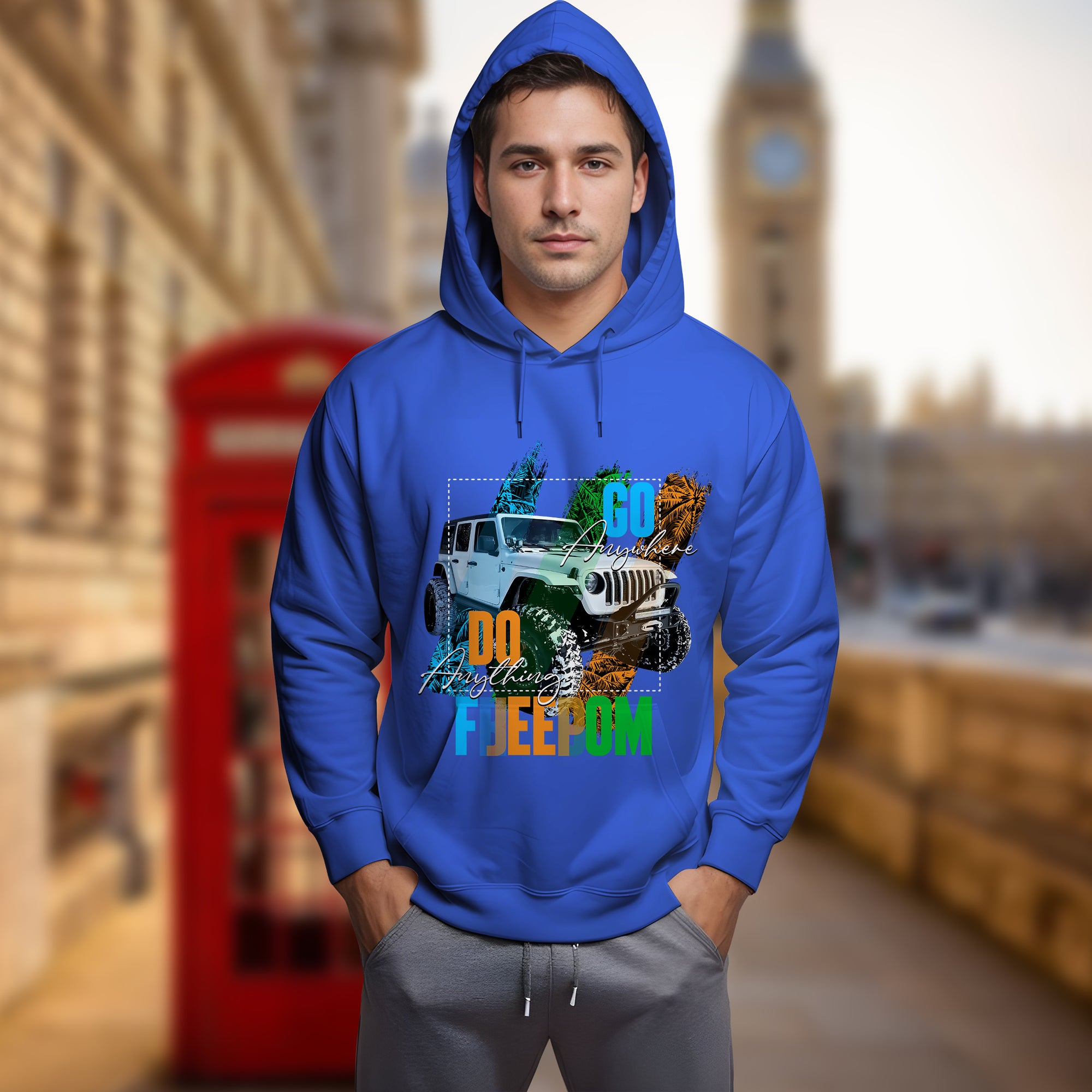 Go Anywhere - Do anything - 2D Hoodie For Men/Women - TH02