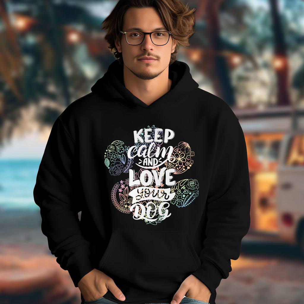 Keep Calm And Love Your Dog - 2D Hoodie For Men/Women - TH02