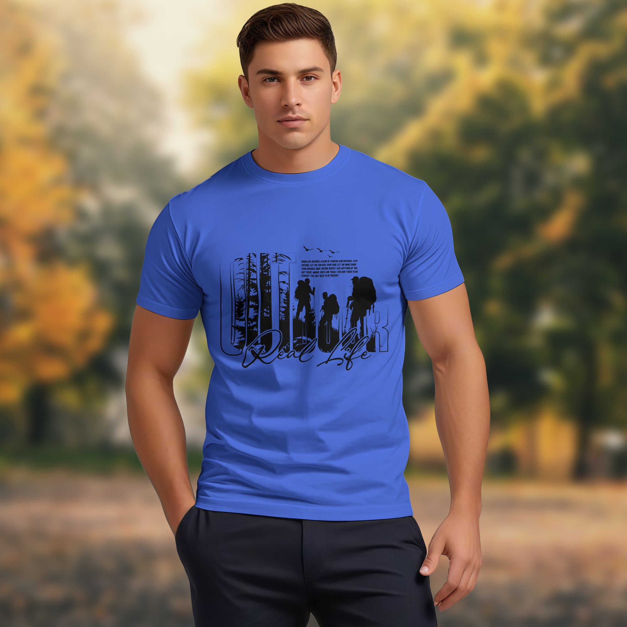 Get Real - Go Outside 2D T-Shirt