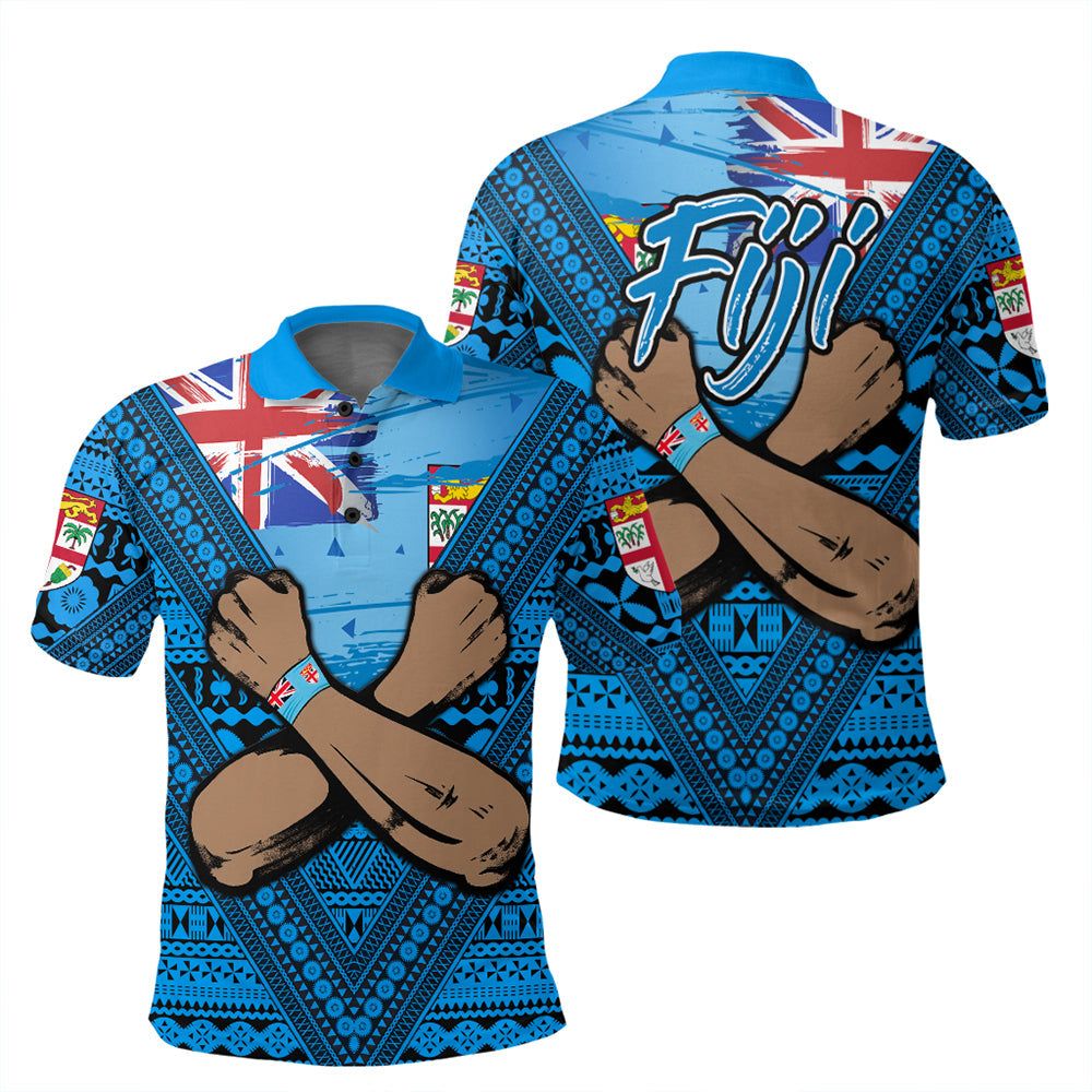Fiji Bula Flag Polo Shirt Unisex