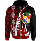 Tonga Coat Of Arms Tapa Tonga Patterns Hoodie Unisex