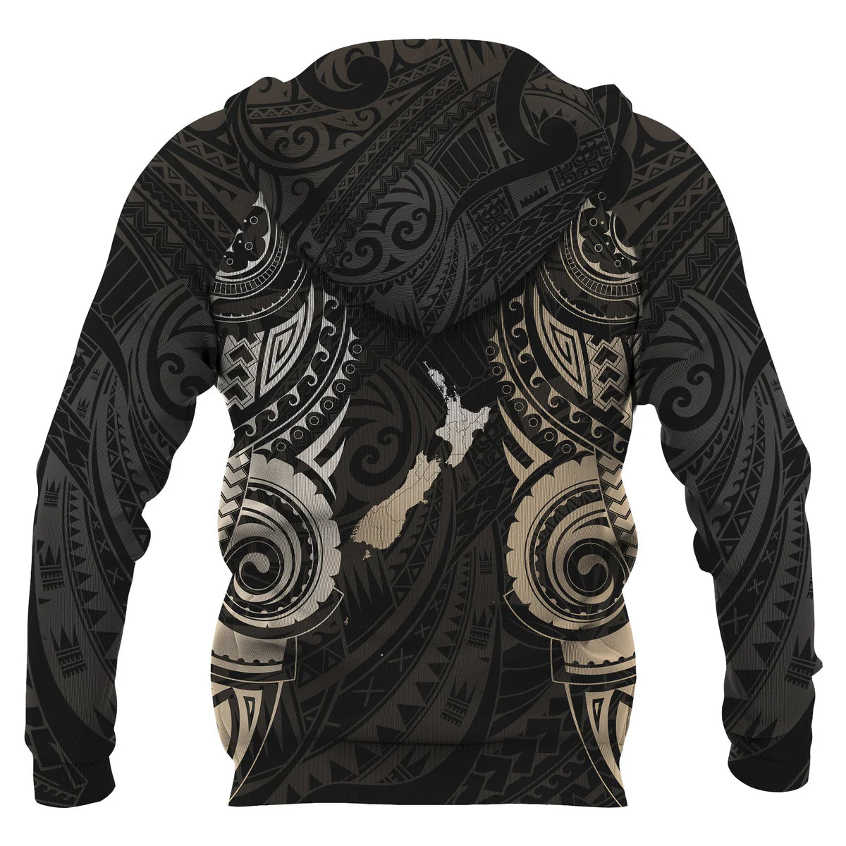 New Zealand Aotearoa Maori Tattoo Hoodie Unisex