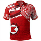 Hawaii Kahuku High School With Crest Style Polo Shirt Unisex