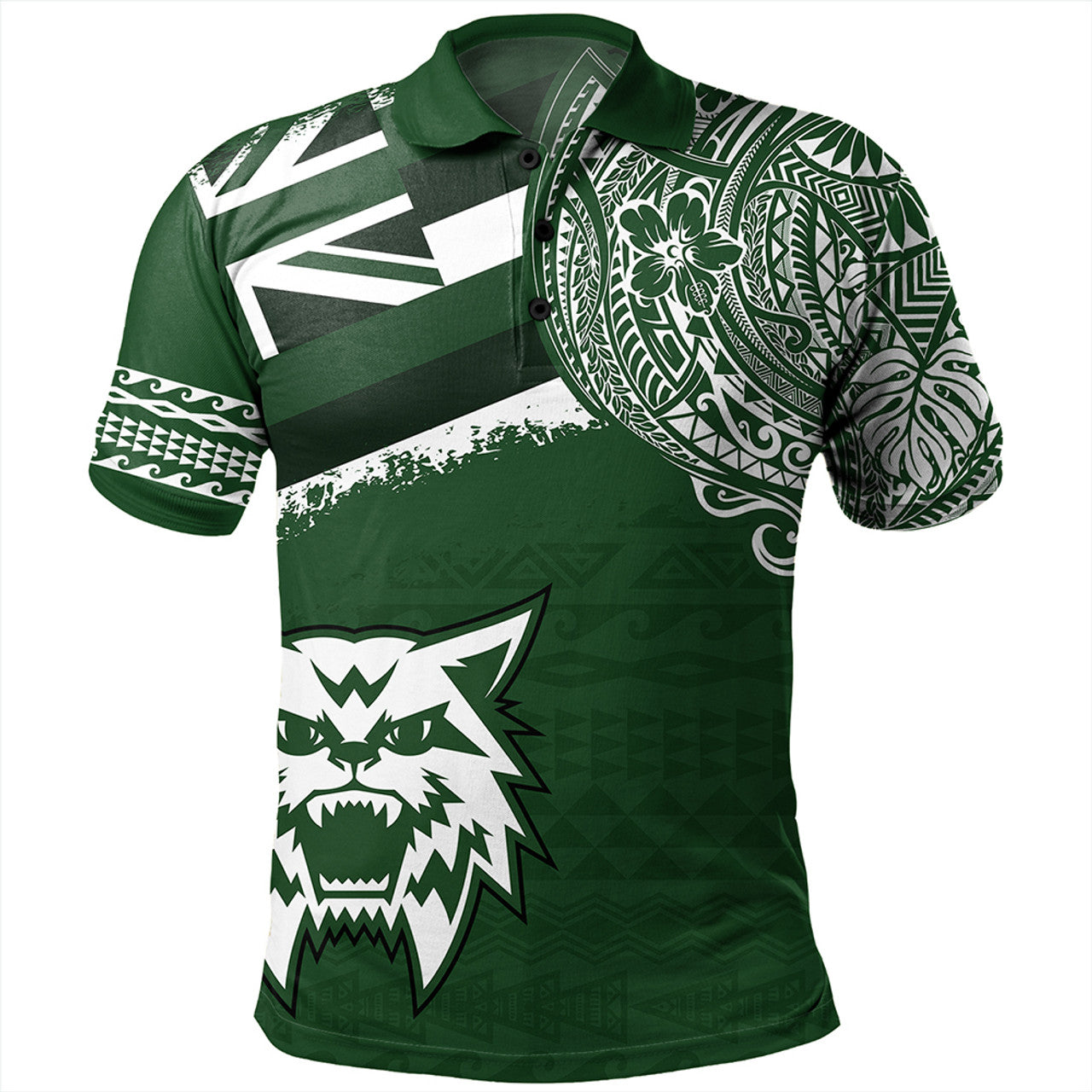 Hawaii Konawaena High School With Crest Style Polo Shirt Unisex
