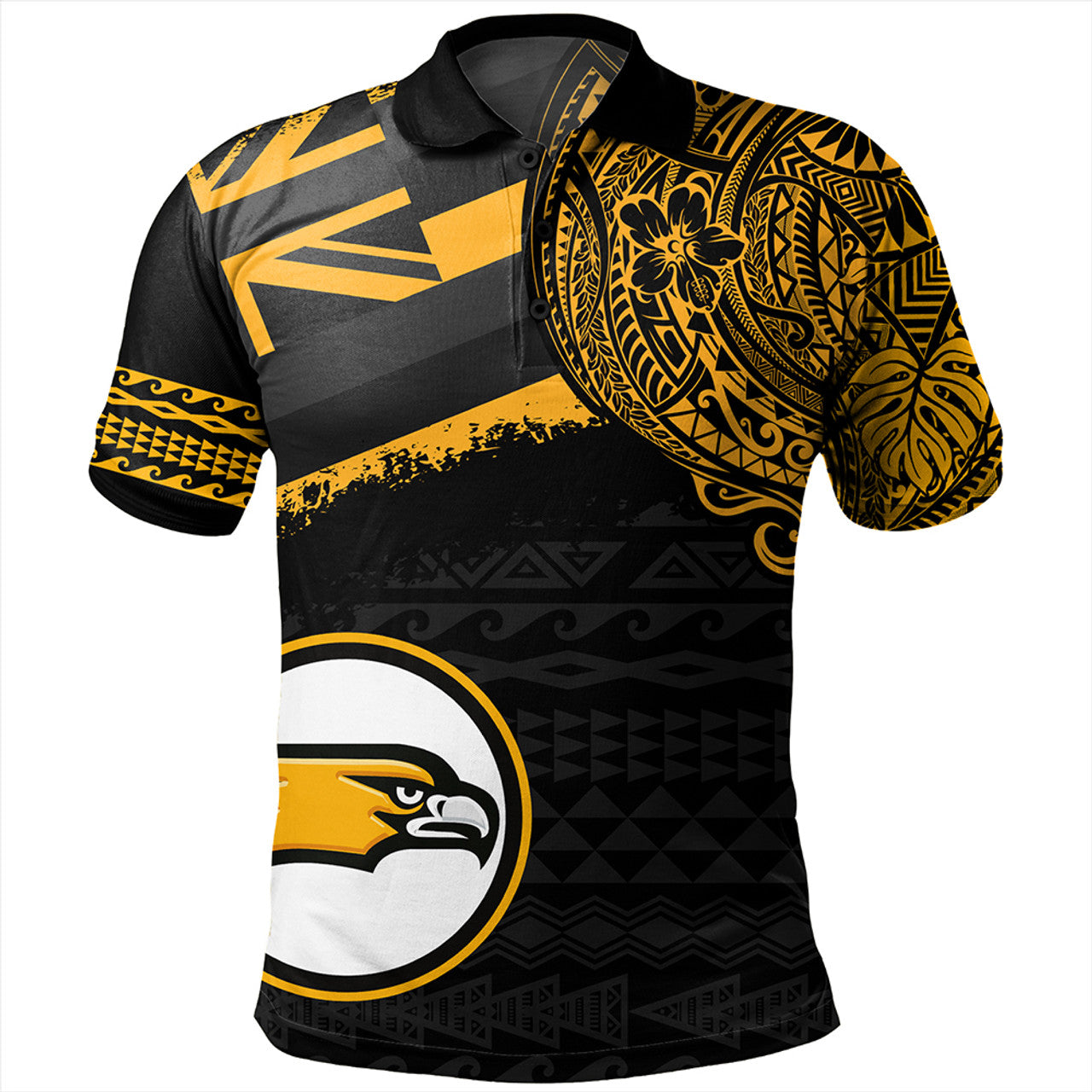 Hawaii Nanakuli High School With Crest Style Polo Shirt Unisex