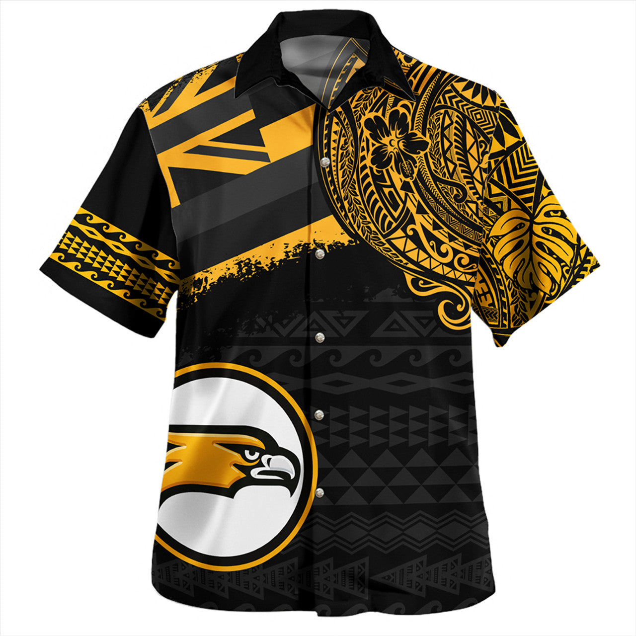 Hawaii Nanakuli High School With Crest Style Hawaiian Shirt Unisex