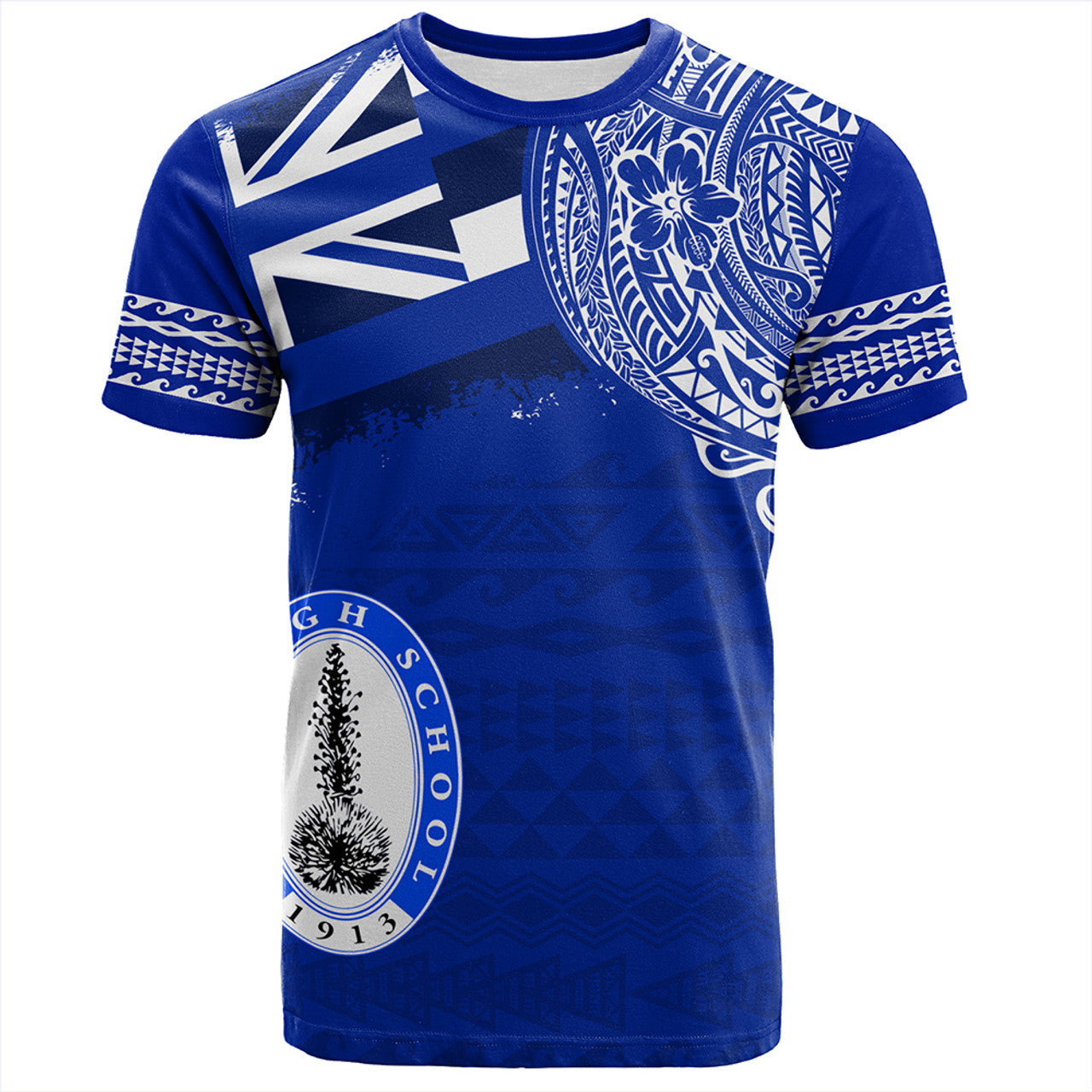 Hawaii Maui High School With Crest Style T-shirt Unisex