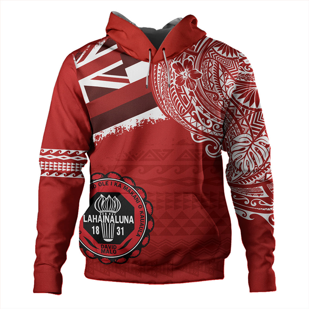 Hawaii Lahainaluna High School With Crest Style Hoodie Unisex