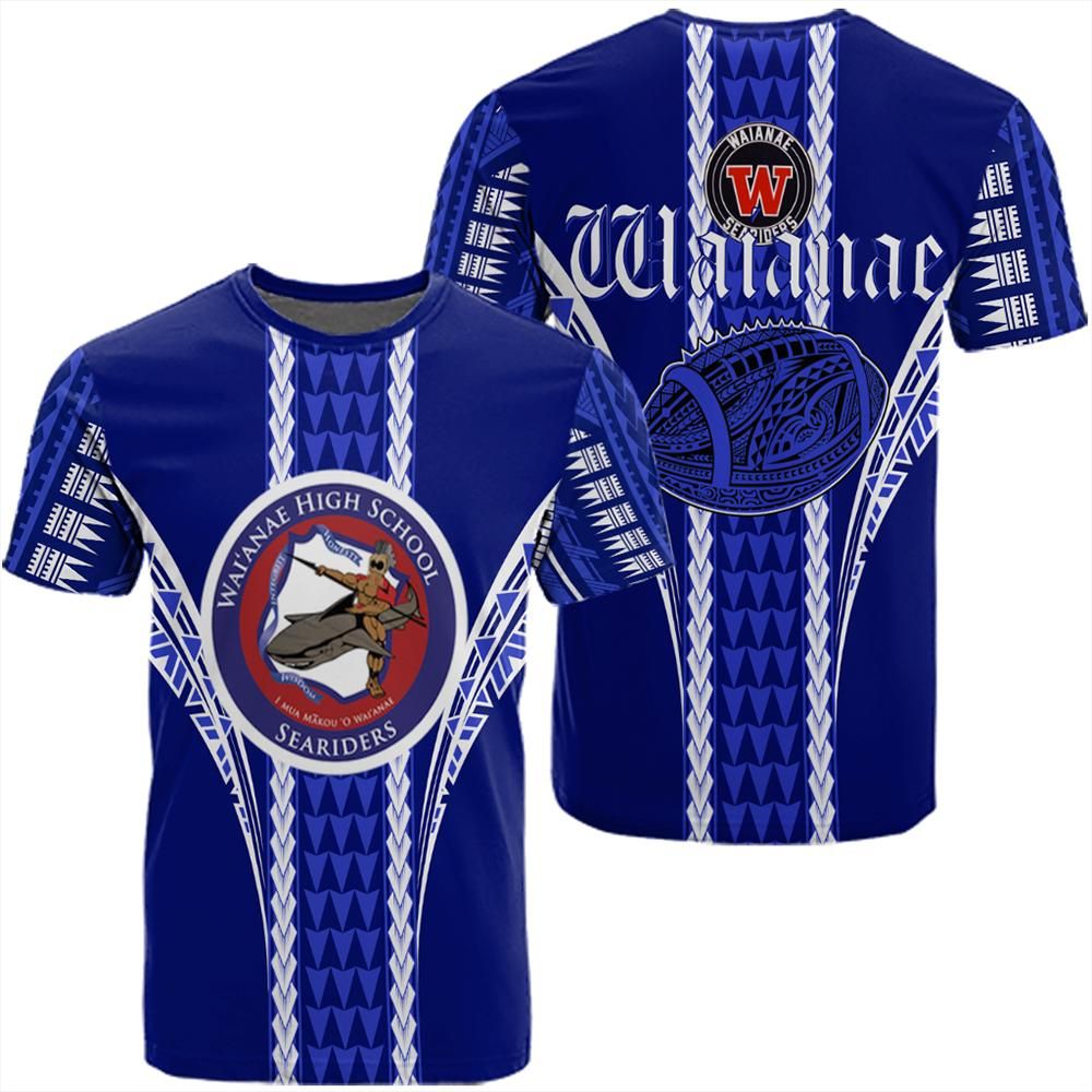 Hawaii Waianae High Football Jersey T-shirt Unisex