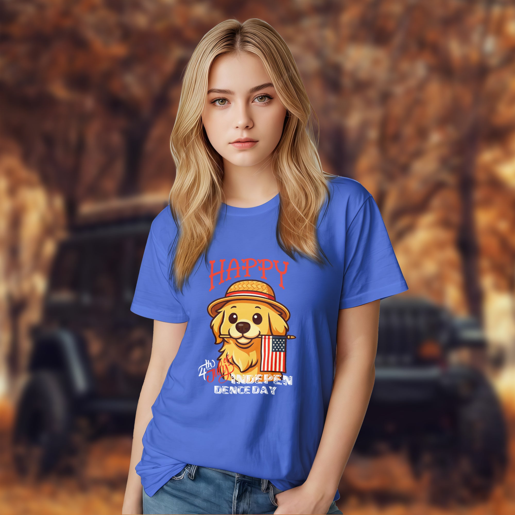 Happy Independence Day - 2D T-Shirt For Men/Women - AL01