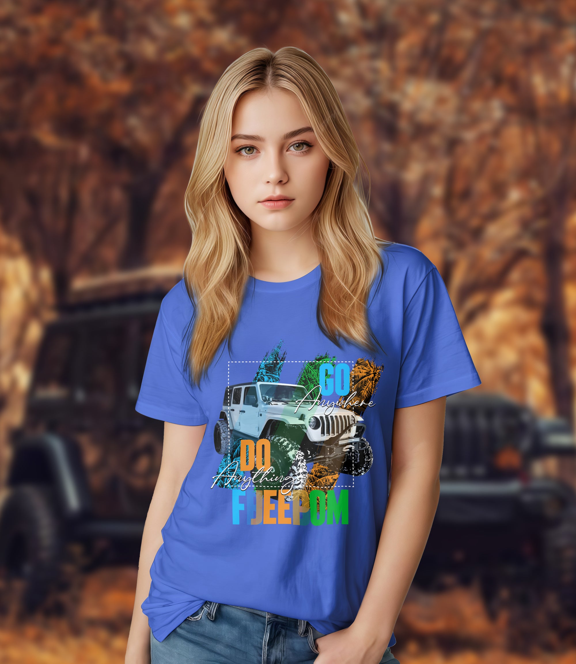 Go Anywhere - Do anything - 2D T-Shirt - TH02