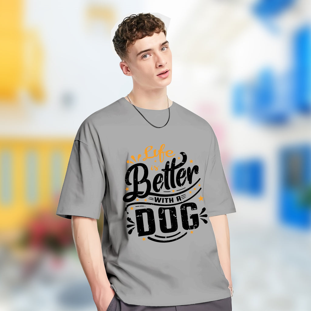 Life Is Better With A Dog ver.2 - 2D T-Shirt For Men/Women - TH02