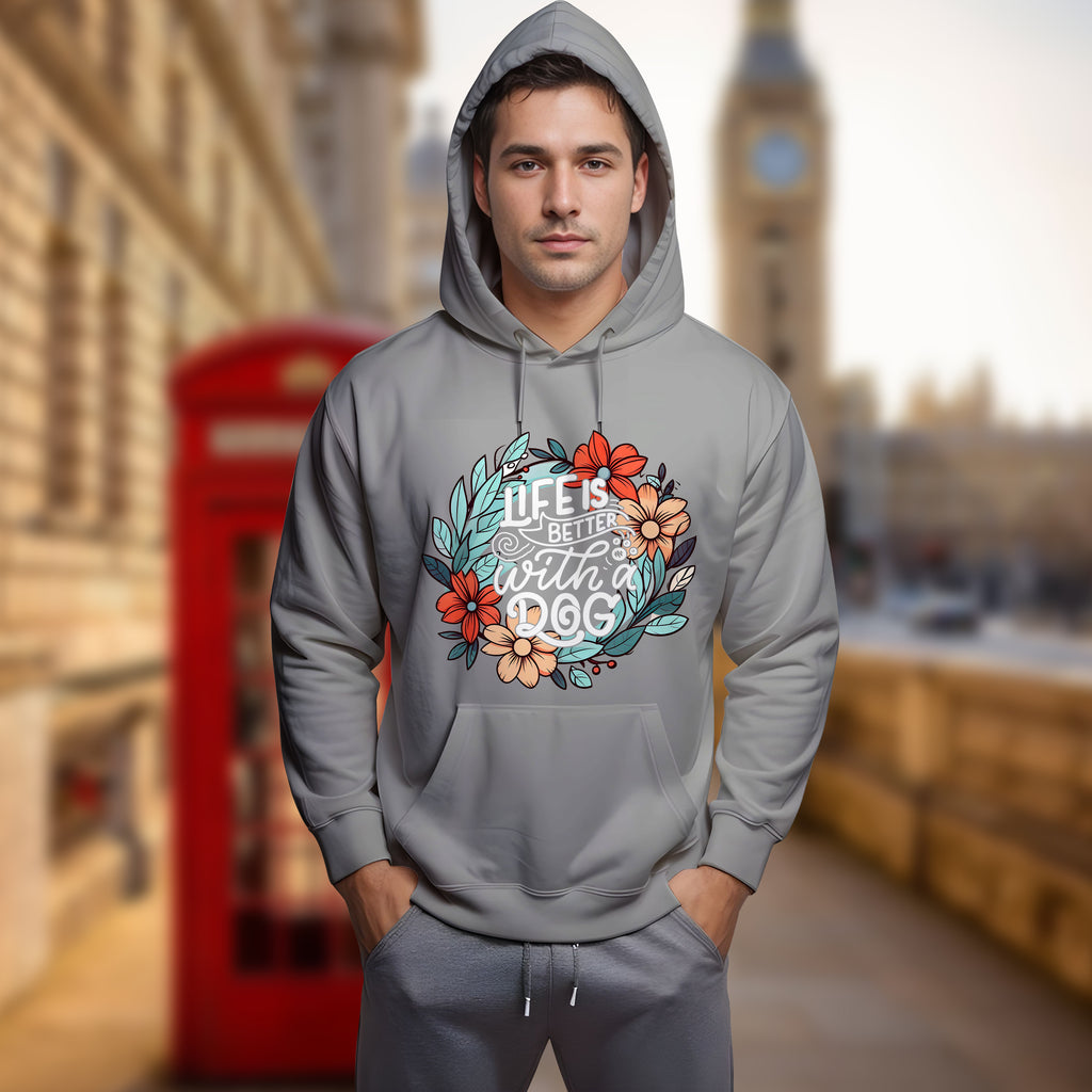 Life Is Better With A Dog - 2D Hoodie For Men/Women - TH02