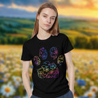 Love in Every Pawprint - 2D T-Shirt For Men/Women - TH02