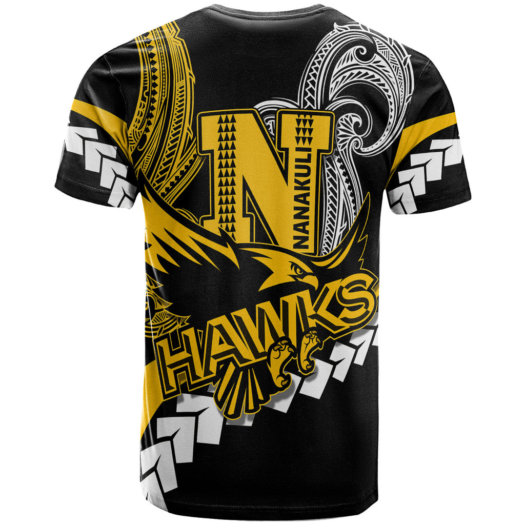 Hawaii Nanakuli High School Polynesian Tribal Pattern T-Shirt For Men/Women