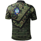 Guam Camo Deluxe Polynesian Tattoo Polo Shirt