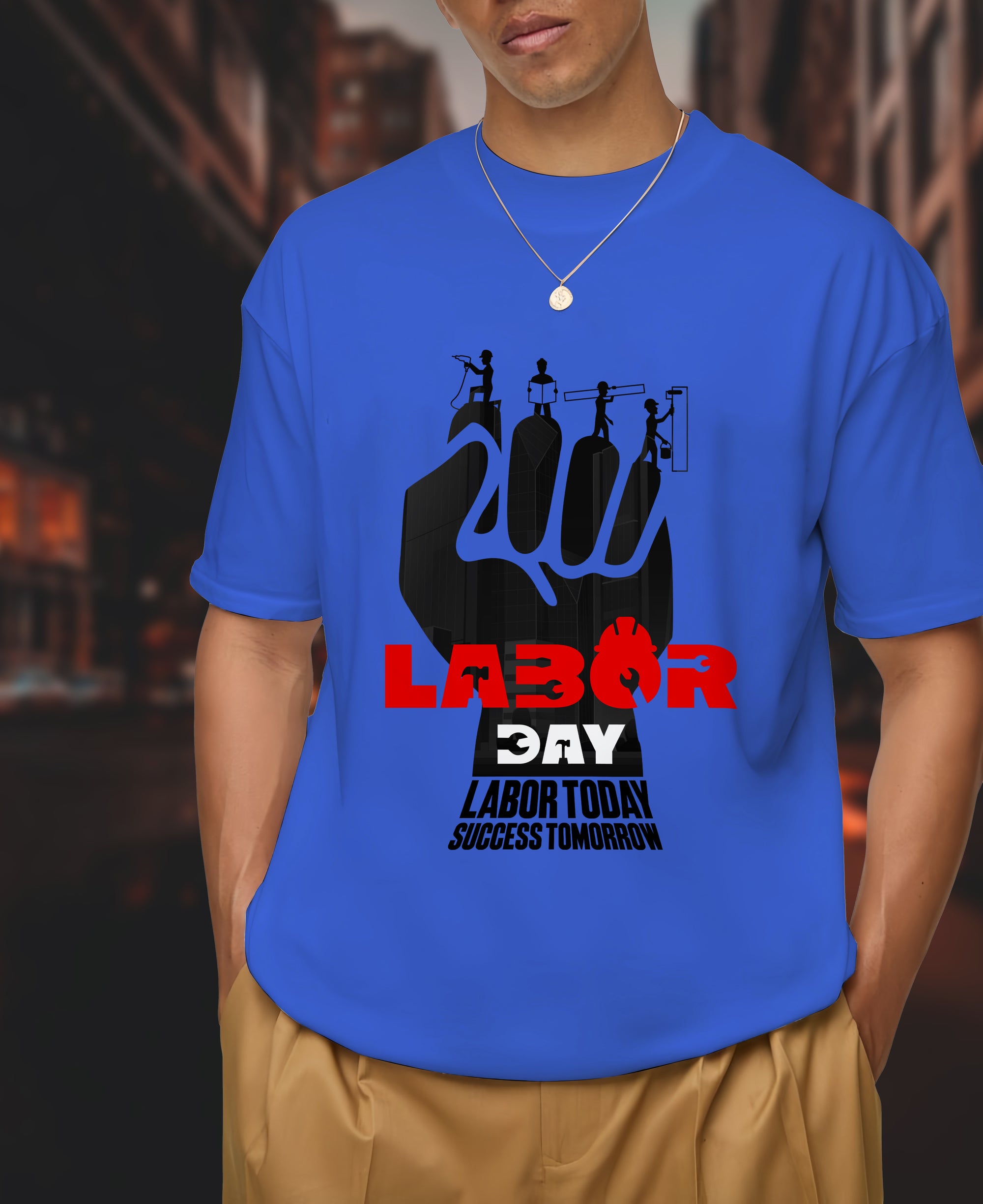Labor Today - Succsess Tomorrow - 2D T-Shirt - TH02