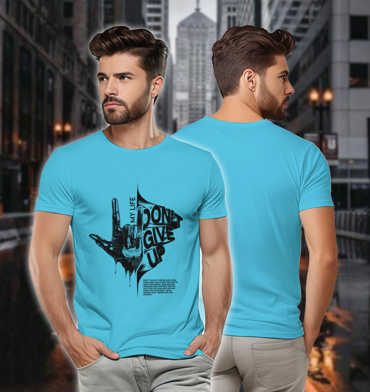 My Life, My Fight – Don’t Give Up 2D T-Shirt - TH02