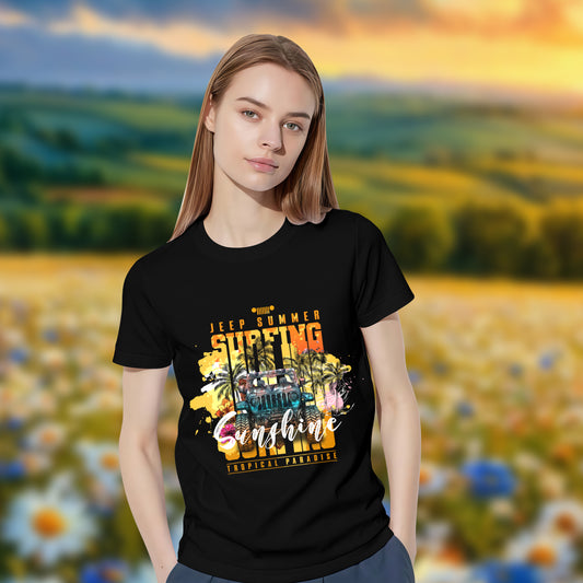 Sunshine Jeep Escape - 2D T-Shirt For Men/Women - TH02