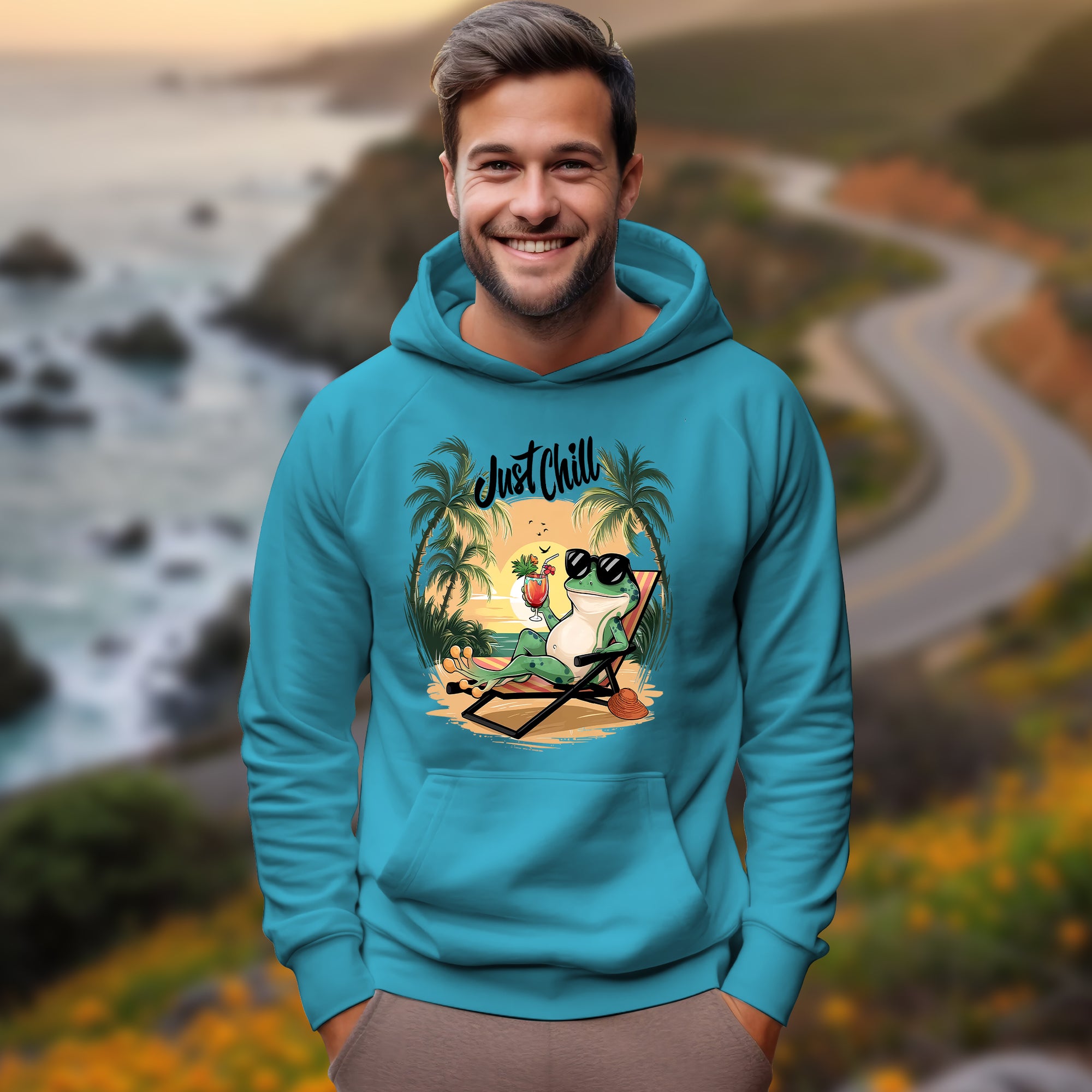 Just Chill With Frog - 2D Hoodie For Men/Women - TH02