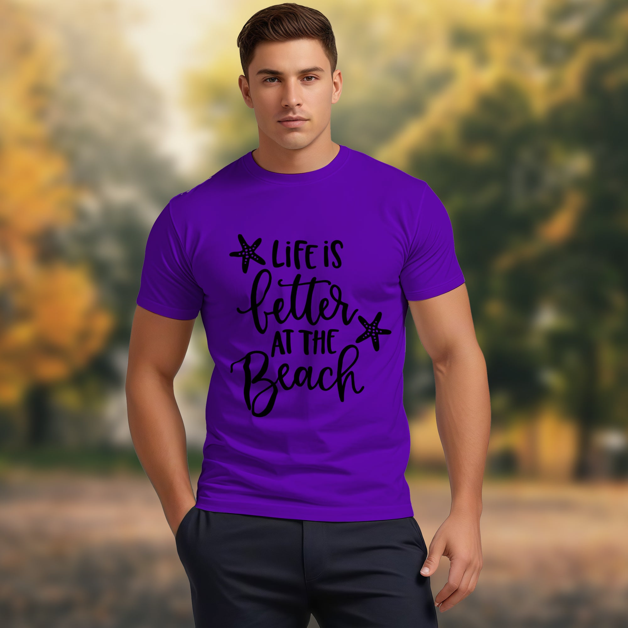 Life Is Better At The Beach - 2D T-Shirt For Men/Women - TH02