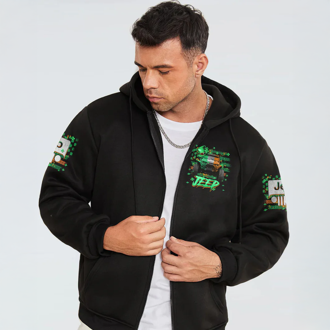 Jeep Celtic Patrio Shamrock Drive Hoodie