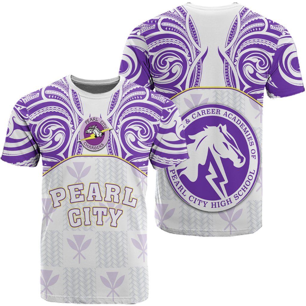 Hawaii Kanaka Pearl City High School Demodern Style T-shirt Unisex