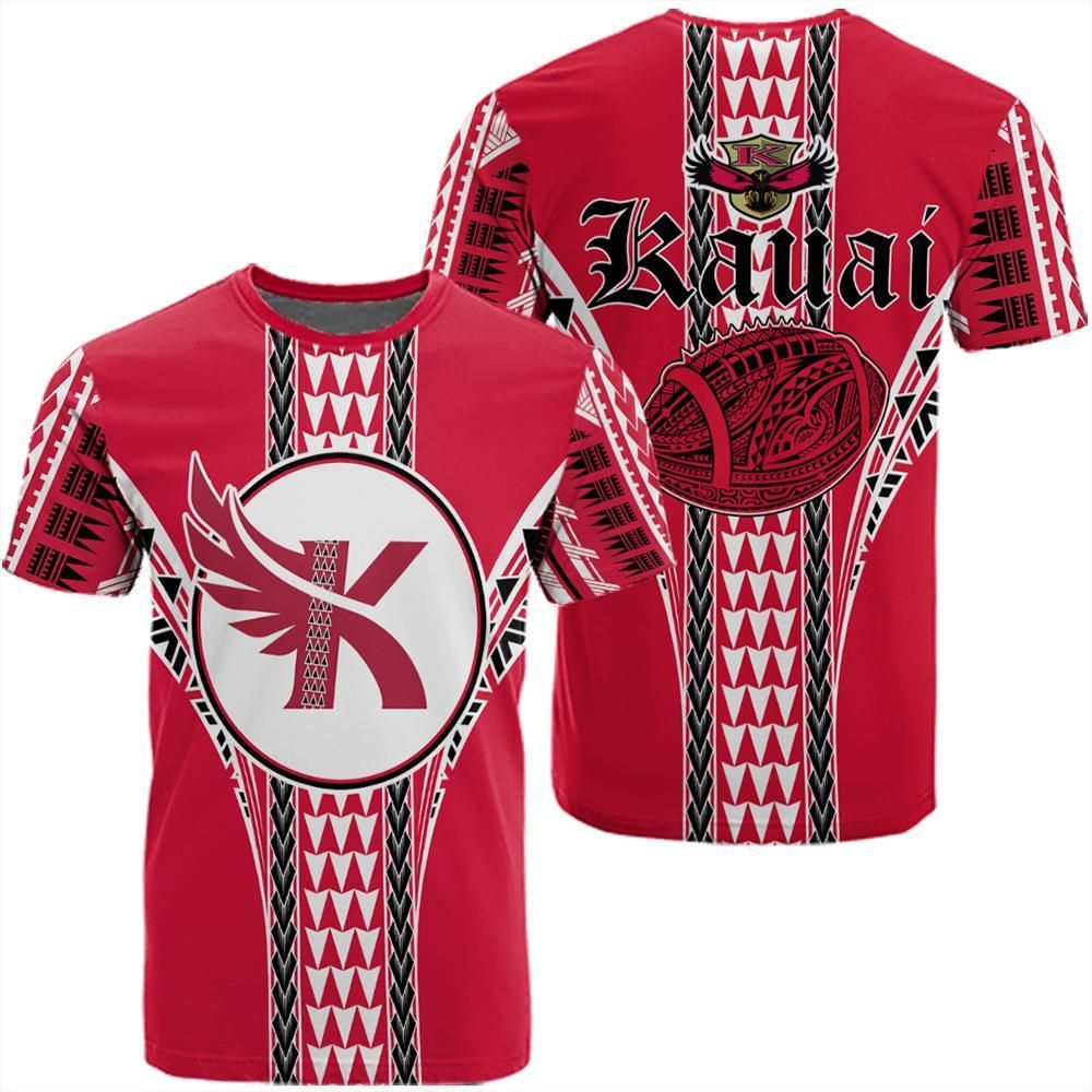 Hawaii Kauai High Football Jersey T-shirt Unisex