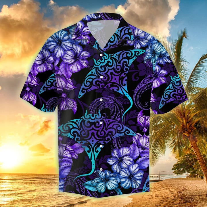 Hawaii Beautiful Ray Hibiscus Hawaiian Shirt Unisex