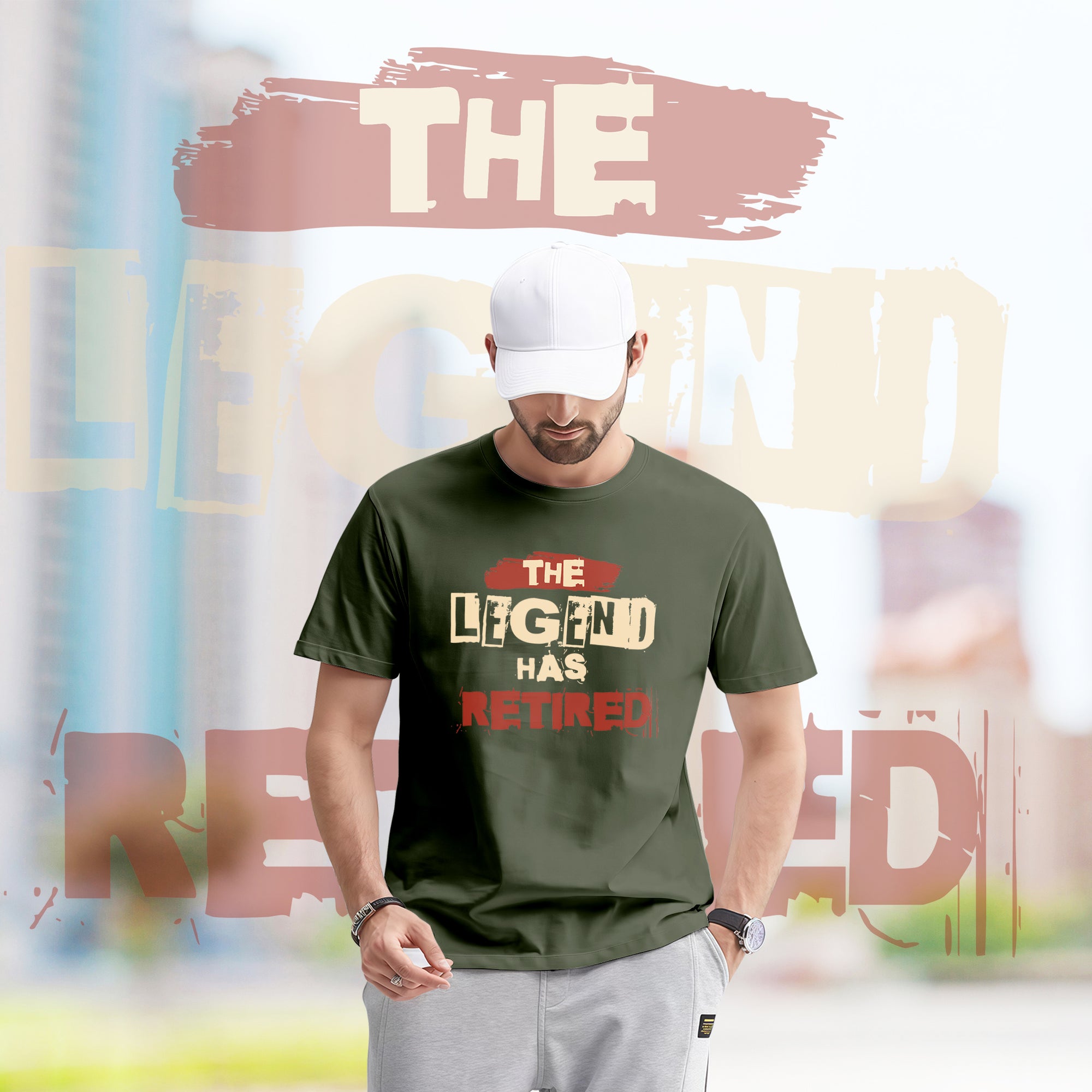 Farewell Tee – The Legend Has Retired - 2D T-Shirt For Men/Women - TH02